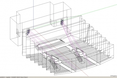 Development and design of a sound system for a concert hall, community center, club, restaurant, fitness center and other premises