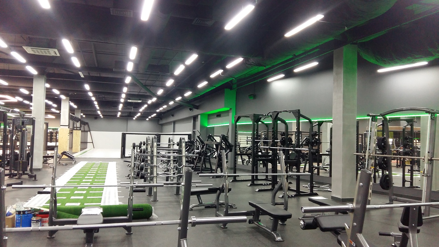 Installation of sound equipment for broadcasting background music